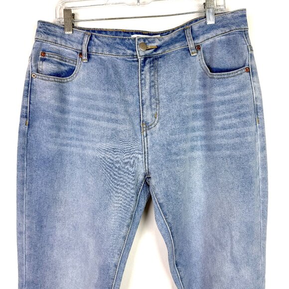 NWT Tiger Mist Tammie Jeans Flare Leg Hi-Rise Light Wash Size XL NEW - Picture 3 of 10